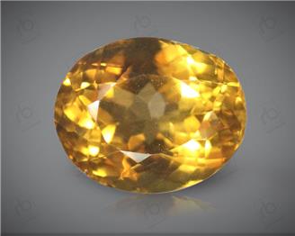 Yellow Citrine Natural Certified  5.94CTS-8553